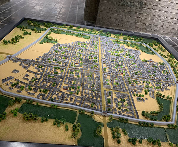 灵丘县建筑模型